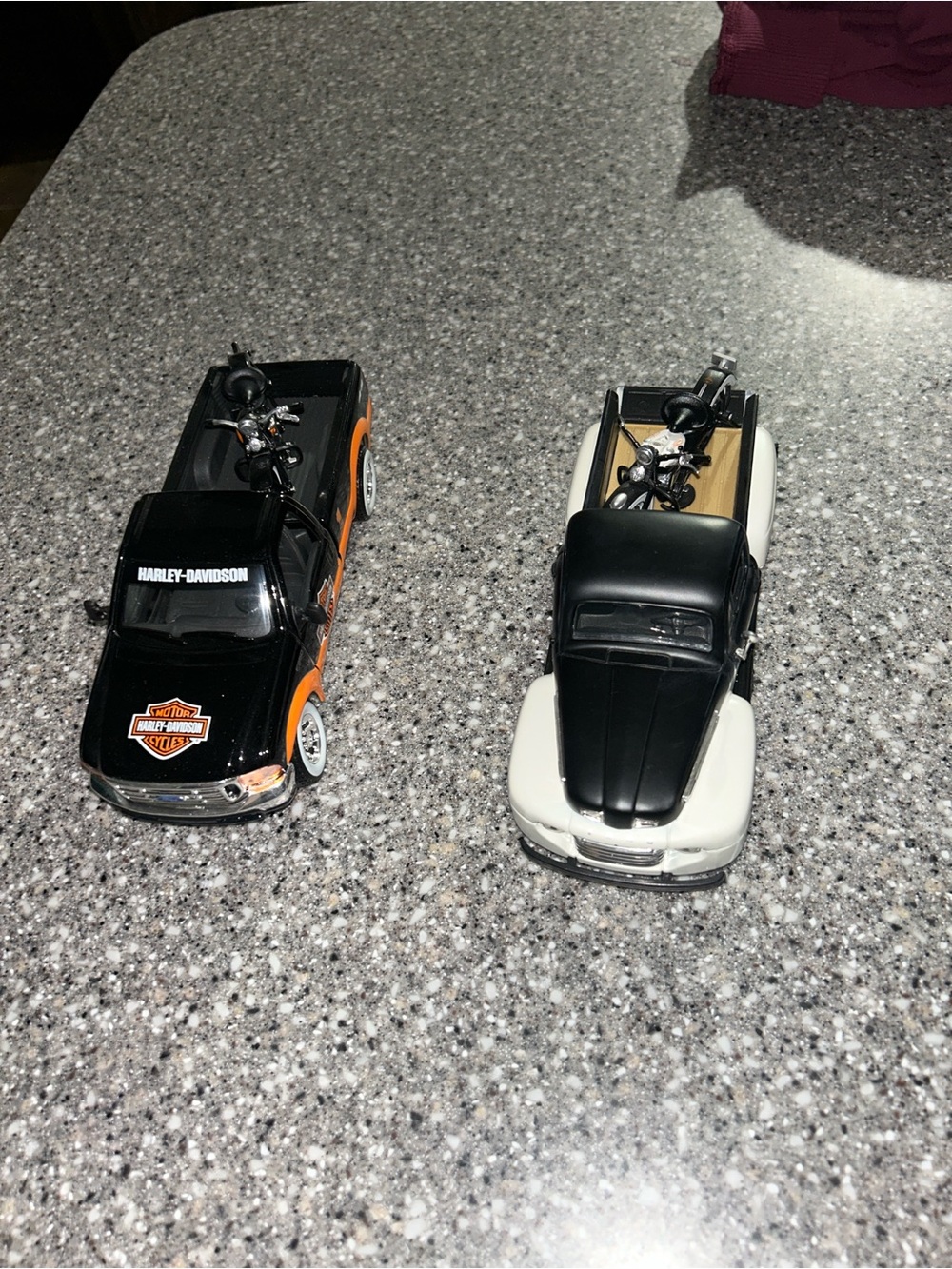 Harley-Davidson Pickup Truck and Motorcycle Duo